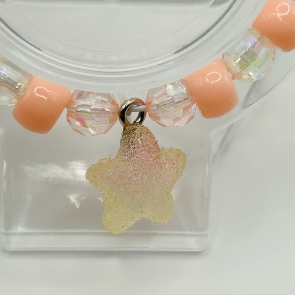 🍑Peach Candy Beaded Bracelet🍑 - Picture 2 of 6